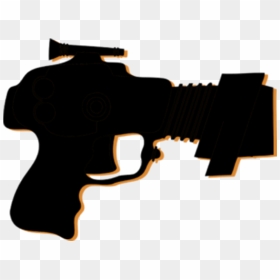 Transparent Revolver Clipart - Laser Gun Clipart, HD Png Download - pistol silhouette png
