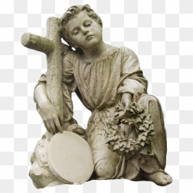 Sad Statue Png, Transparent Png - sad child png