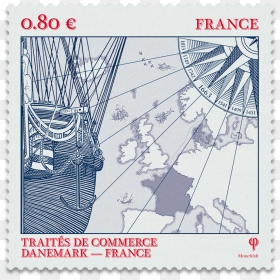 Trade, France, - Postage Stamp, HD Png Download - vintage postage stamp png