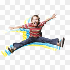 Kids Jumping Png, Transparent Png - happy guy png