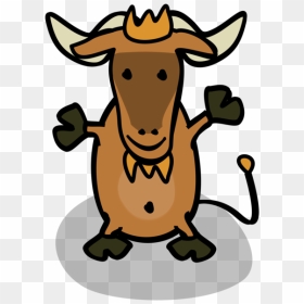 Bull,bovine,cowgoat Family, HD Png Download - bull vector png