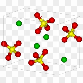 Barite Unit Cell 3d Balls - Circle, HD Png Download - 3d rectangle png