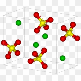 Barite Unit Cell 3d Balls - Circle, HD Png Download - 3d rectangle png