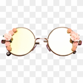 Transparent Material, HD Png Download - round sunglasses png