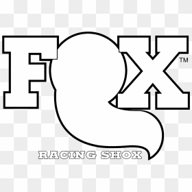 Fox Racing Shox Logo Black And White - Fox Racing Shox, HD Png Download - fox racing logo png