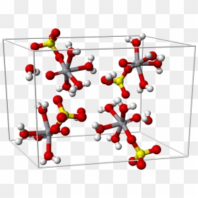 Vanadyl Sulfate Pentahydrate Unit Cell 3d Balls - Vanadyl Sulfate, HD Png Download - 3d rectangle png