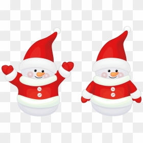 Transparent Santa Clipart - Cute Santa Claus Png Hd, Png Download - cute christmas png