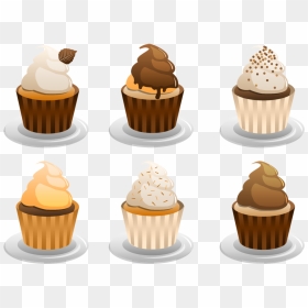 Vector Cupcakes Logo - Vanilla Cake Vector Png, Transparent Png - cupcake logo png