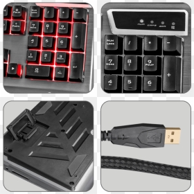 Keyboard & Mouse Combo - Numeric Keypad, HD Png Download - keypad png