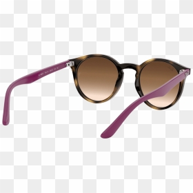 Keyhole Round Sunglasses In Havana Violet Clipart , - Shadow, HD Png Download - round sunglasses png