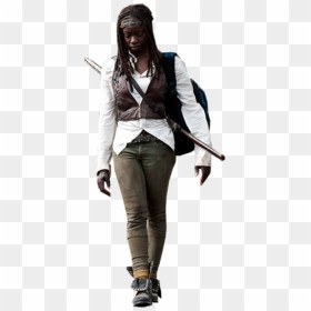 Png Michonne - Walking Dead Michonne Png, Transparent Png - the walking dead rick png