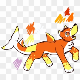 Candycorn Shark Wolf By Fluffy Furry Fun - Wolf, HD Png Download - furries png