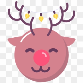 Cute Christmas Holiday Emoji Png File - Cartoon, Transparent Png - cute christmas png