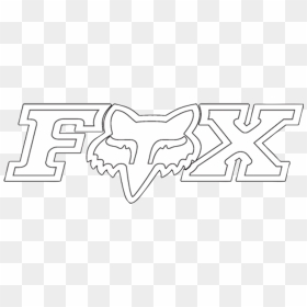 Fox Head X Tdc Sticker White 57cce87f D8fe 4e68 - Cartoon, HD Png Download - fox racing logo png