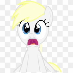 Rainbow Dash Shocked, HD Png Download - scared mouth png