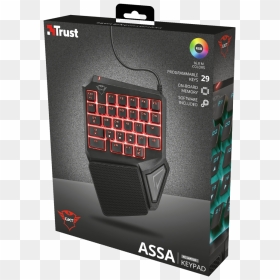 Gxt 888 Assa One Handed Gaming Keyboard - Assa Keypad Gxt, HD Png Download - keypad png