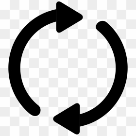 Round And Round Arrows , Png Download - Feedback Loop Icon, Transparent Png - rounded arrow png