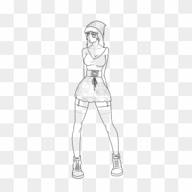 Line Art, HD Png Download - anime lineart png