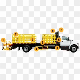 Royal Traffic Control Truck - Trailer Truck, HD Png Download - construction cone png