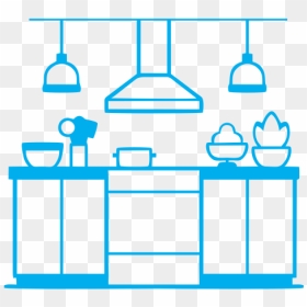 Icon Modular Kitchens - Modular Kitchen Icon Png, Transparent Png - kitchen icon png