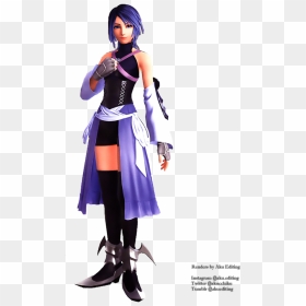 Aqua Kh3 Png, Transparent Png - kingdom hearts aqua png