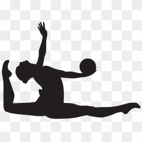 Rhythmic Gymnastics Sport Silhouette - Sports Silhouettes, HD Png Download - rocker png