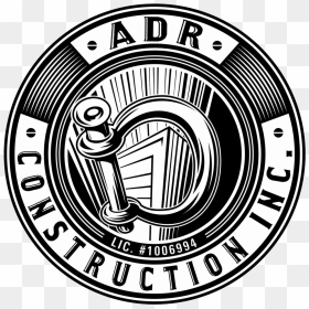 Adr-construction Logo Final Black - Nra, HD Png Download - construction cone png