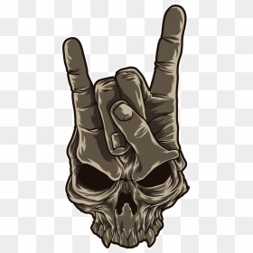 Devil Horns Hand, HD Png Download - metal horns png