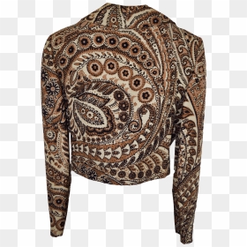 Transparent Paisley Pattern Png - Leather Jacket, Png Download - paisley pattern png