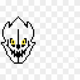 Pixel Clipart , Png Download - Disbelief Papyrus Gaster Blaster, Transparent Png - dragon face png