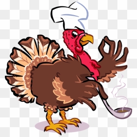 Turkey Chef Clipart - Let The Turkey Out, HD Png Download - thanksgiving transparent png