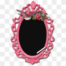 Cartoon Mirror Pink Png, Transparent Png - baroque frame png