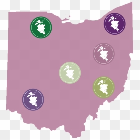 M Ohio-map - Ohio Precinct Map 2016, HD Png Download - vineyard vines png