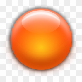 Orange Jewel - Free Transparent Sphere Icons, HD Png Download - glowing ball png