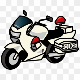 Police Motorcycle Clipart - Motorcycle, HD Png Download - motorcycle clipart png