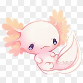 Axolotl Axolote Cute Kawaii Iwantaaxolotl Help - Pink Axolotl Cute Draw ...