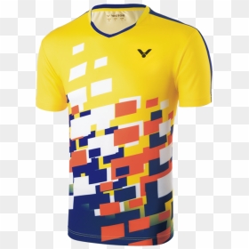 Shirt Malaysia Unisex Yellow - Victor Badminton T Shirt Price In India, HD Png Download - yellow shirt png
