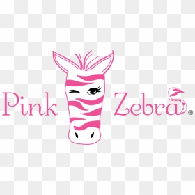 Order From My Pink Zebra Website Here - Cartoon, HD Png Download - pink zebra logo png