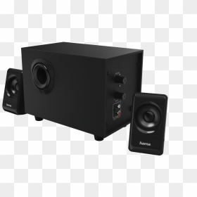 1 Sound System, Black - Hama Système Audio 2.1 Ba 2112 Noir, HD Png Download - sound system png