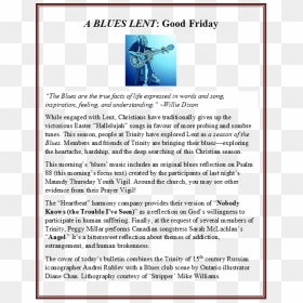 Good Friday Blues , Png Download - Blues Guitar, Transparent Png - good friday png