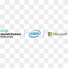Intel, HD Png Download - hpe logo png