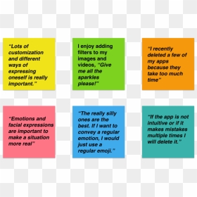 Quotes On Stickies - Carmine, HD Png Download - sparkles emoji png