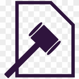 Law Icon Hammer Png Clipart , Png Download - Portable Network Graphics, Transparent Png - law hammer png