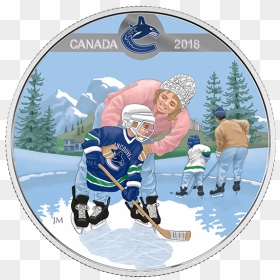 2018 Canadian Coloured Coins, HD Png Download - vancouver canucks logo png