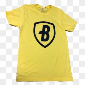 Yellow Shield Tee, HD Png Download - yellow shirt png