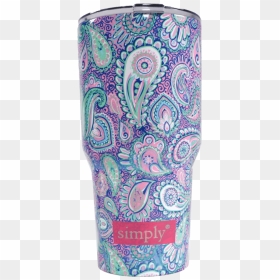 Transparent Paisley Pattern Png - Simply Southern Tumbler, Png Download - paisley pattern png