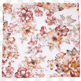 Vintage Floral Swaddle, HD Png Download - crinkled paper png