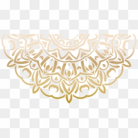 #mandala #pattern #paisley #gold #decor #decoration, HD Png Download - paisley pattern png