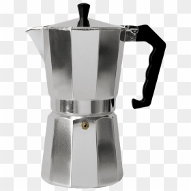Aluminum Stovetop Espresso Coffee Maker 6 Cup - Espresso Stove Top Coffee Maker, HD Png Download - espresso png