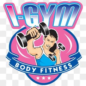 Body Gym Woman Logo, HD Png Download - gym body png